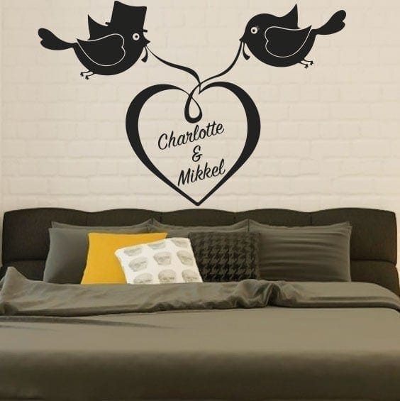 Turtelduer   Wallsticker