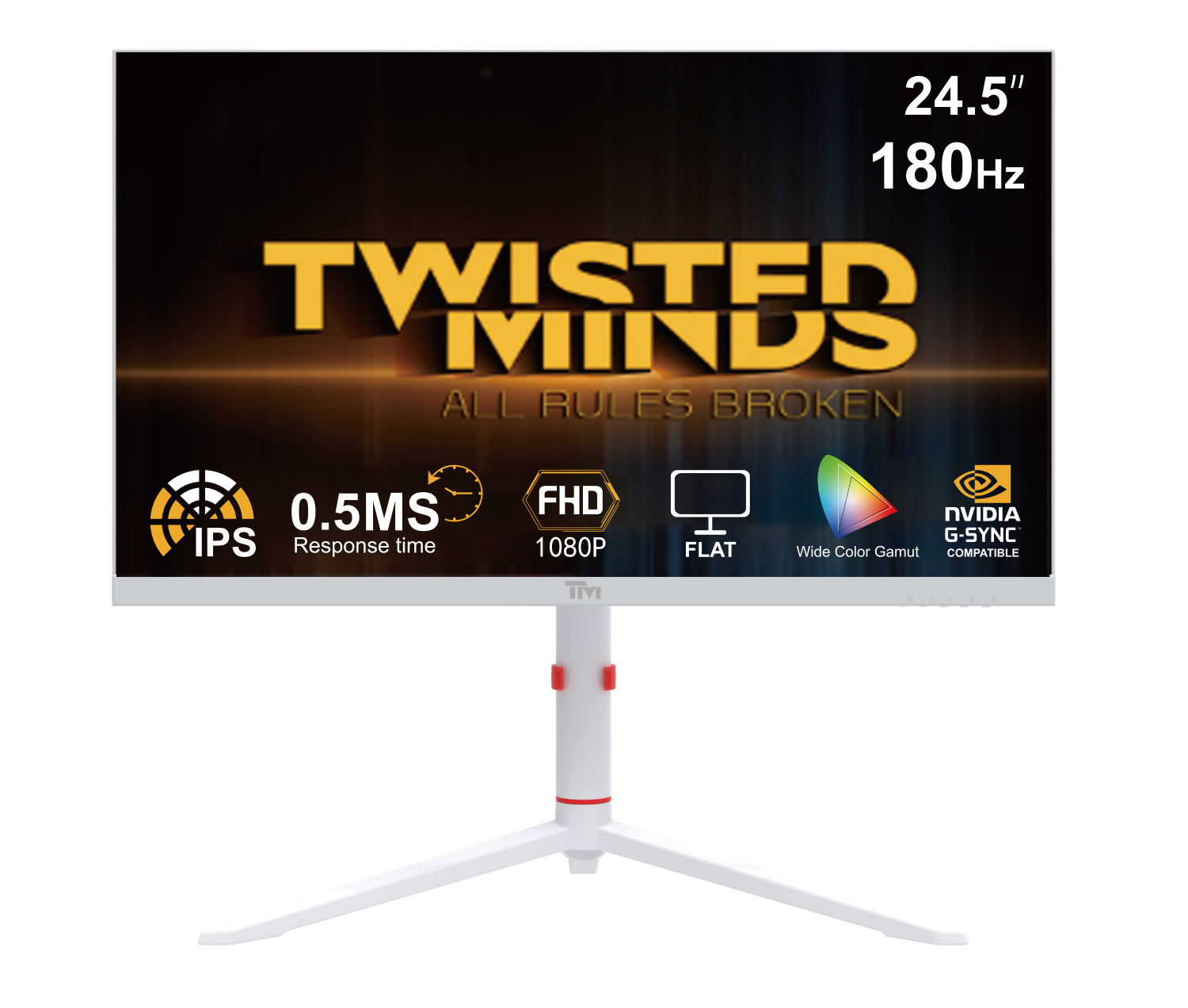 Twisted   Minds   Artic   Pro   Series   24    Fhd   180hz   Hvid