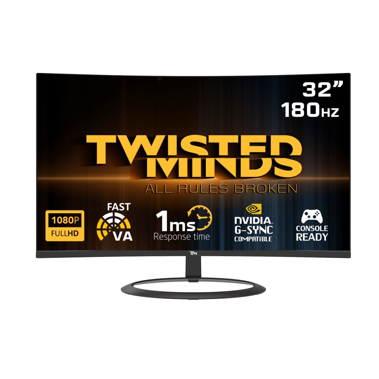 Twisted   Minds   Curve   Gaming   Monitor   32    Fhd   180hz