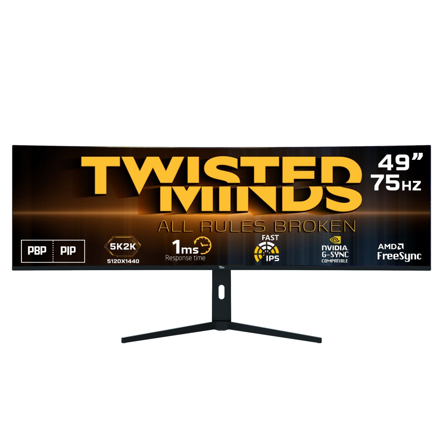 Twisted   Minds   Curve   Gaming   Monitor   49    5k   2k   75hz