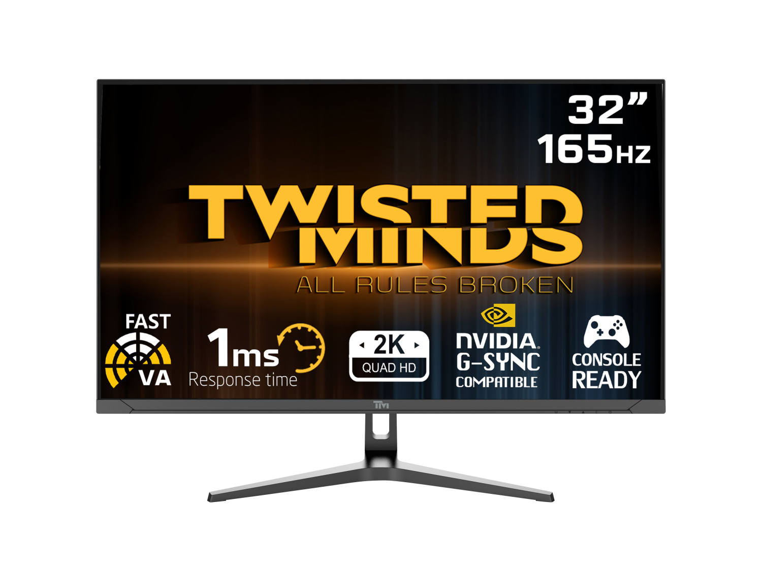 Twisted   Minds   Flat   Gaming   Monitor   32   Qhd   165hz   Skærm   Geekd   Dk