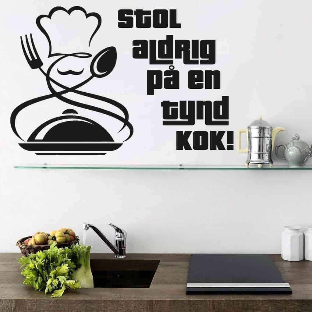 Tynd   Kok   Wallsticker