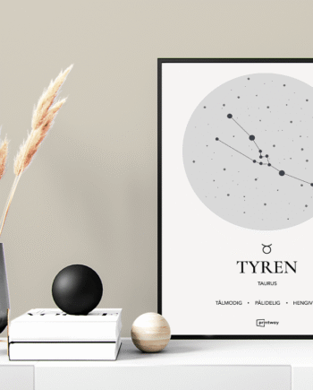 Tyren Stjernetegn Plakat
