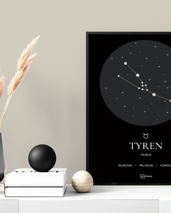 Tyren Stjernetegn Plakat