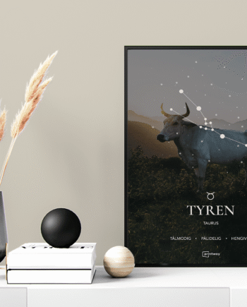 Tyren Stjernetegn Plakat