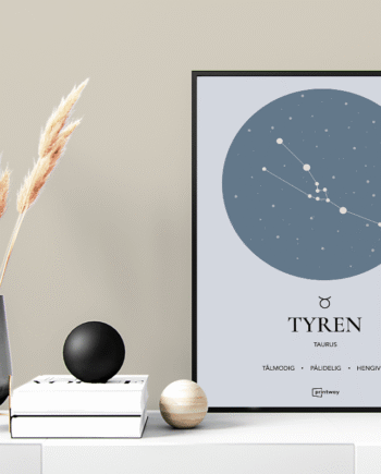 Tyren Stjernetegn Plakat