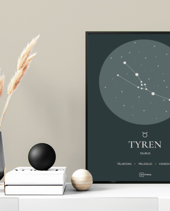 Tyren Stjernetegn Plakat