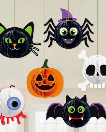 U   Hyggelig   Halloween   Honeycomb   Dekoration        Forskellige   Designs