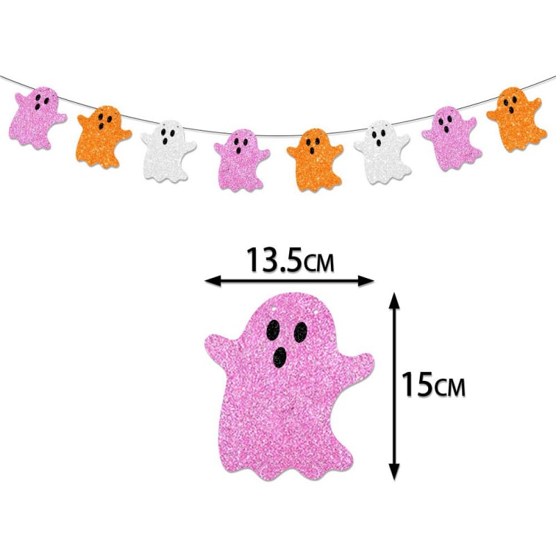 U Hyggelig Halloween Pynt Spøgelser I Flere Farver