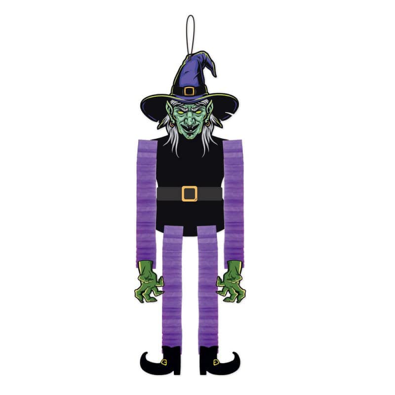 Uhyggelig Halloween Honeycomb Dekoration Til Halloween Heks