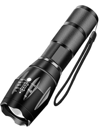 Ultraklar   T6   Teleskopisk   Alu - Lommelygte    Lommelygte   Med   Genopladeligt   Batteri        7v    1200mah