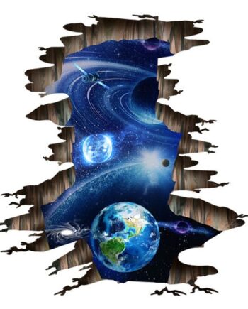 Universet   Floorsticker   Wallsticker    Flot   Udsigt   Til   Jorden   Mm