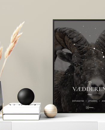 Vædderen Stjernetegn Plakat