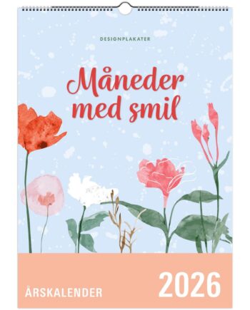 Vægkalender    Måneder   Med   Smil