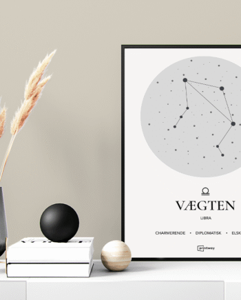 Vægten Stjernetegn Plakat