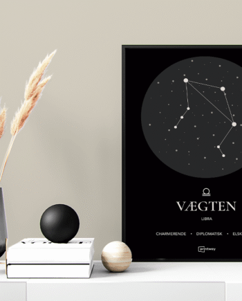 Vægten Stjernetegn Plakat