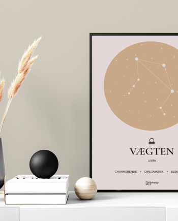 Vægten Stjernetegn Plakat
