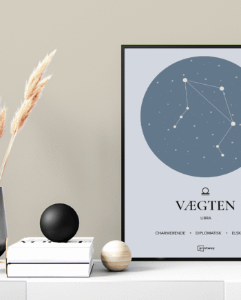 Vægten Stjernetegn Plakat