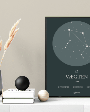 Vægten Stjernetegn Plakat