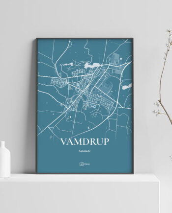 Vamdrup Plakaten Havblå