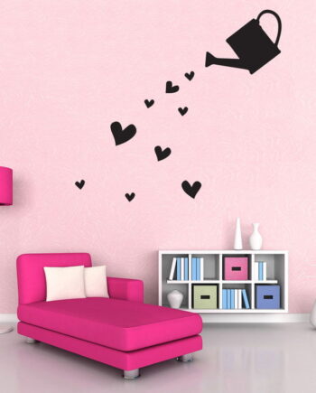 Vandkande   Kærlighed   Wallsticker
