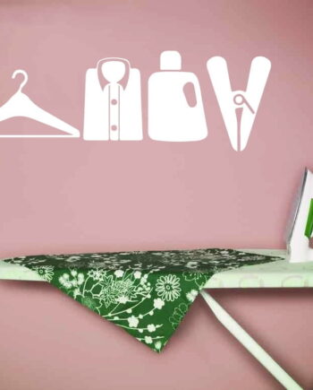 Vaskerummet   Wallsticker