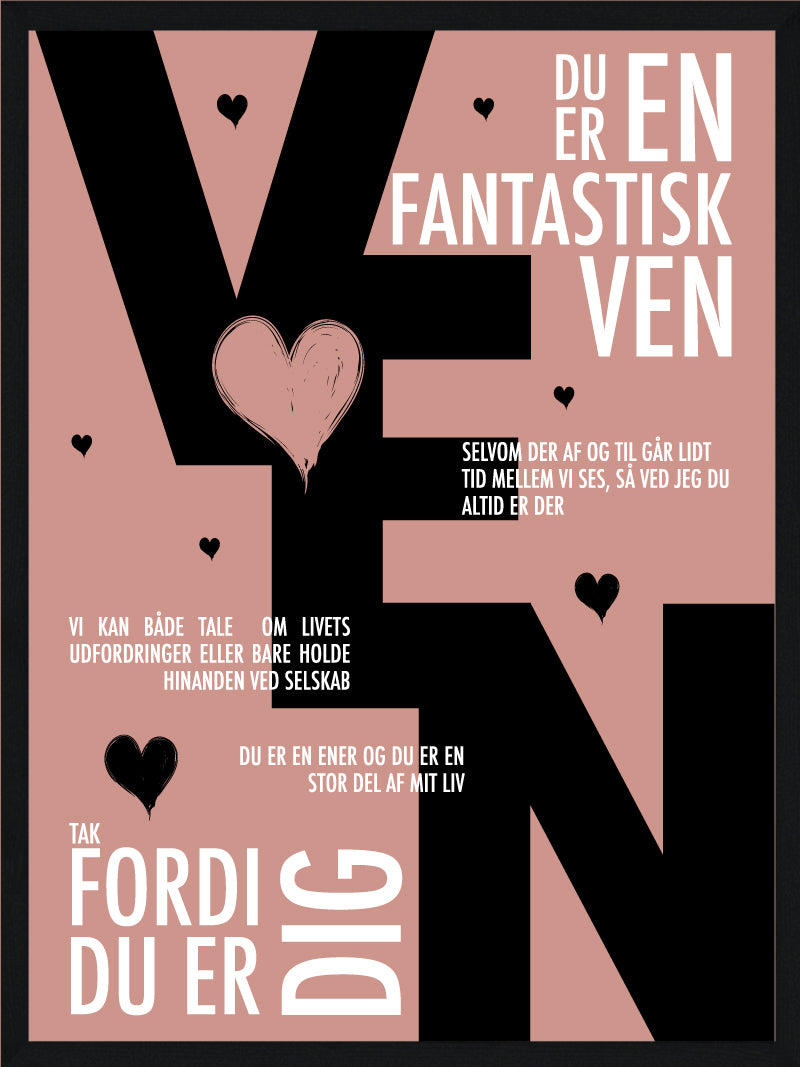 Ven Plakat Personlig Plakat