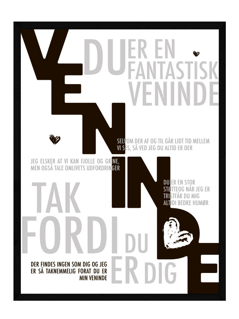 Veninde   Plakat   Personlig   Plakat