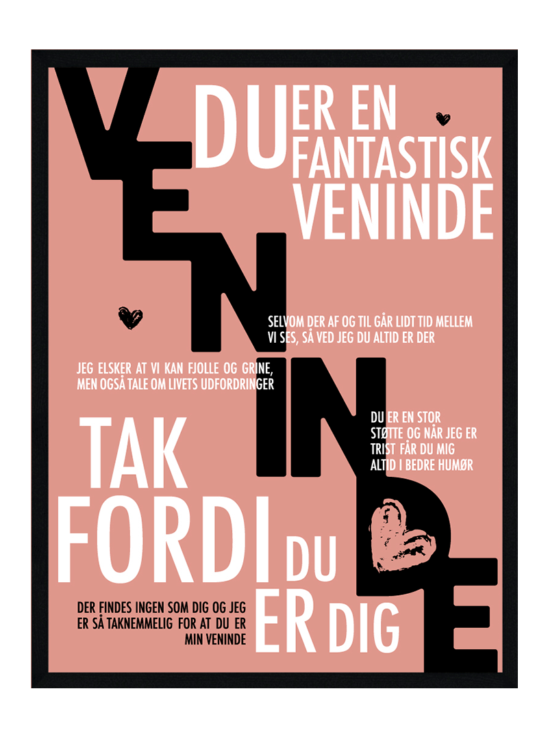 Veninde   Plakat   Personlig   Plakat