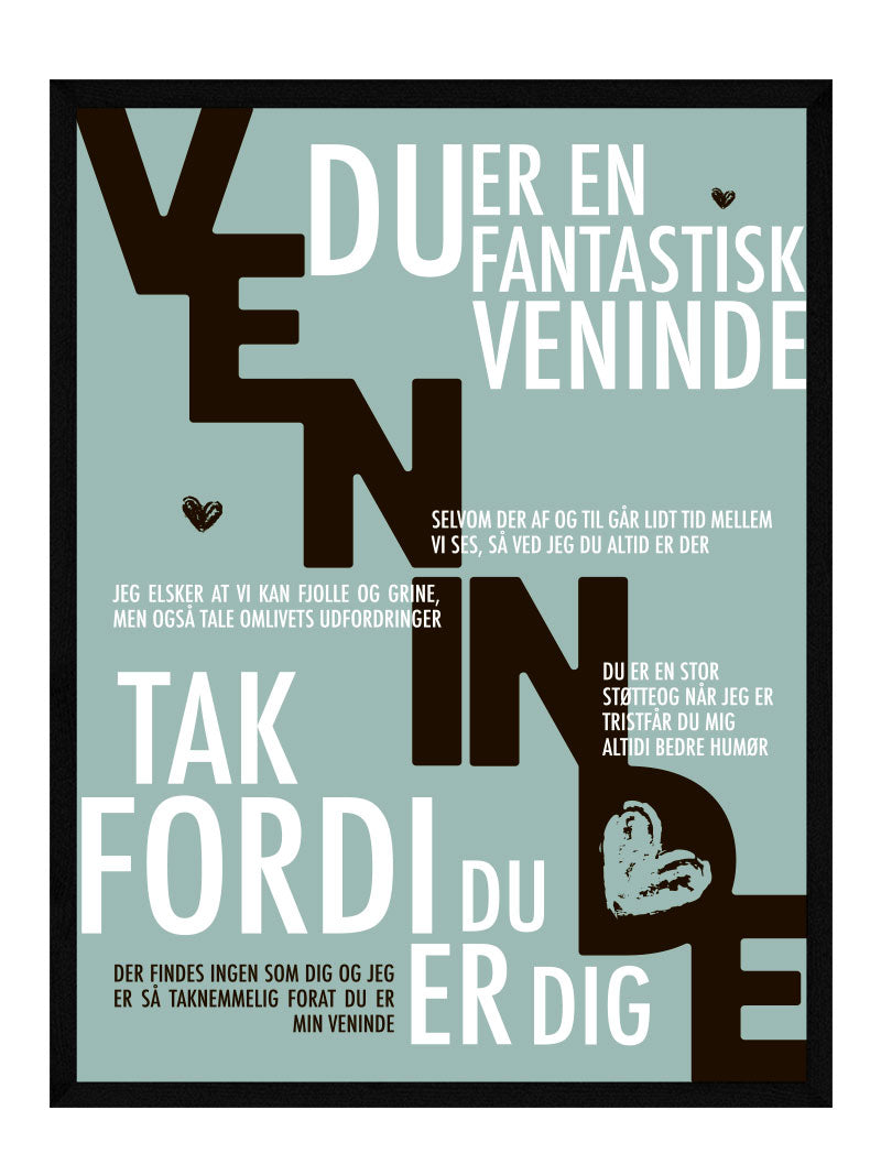 Veninde   Plakat   Personlig   Plakat
