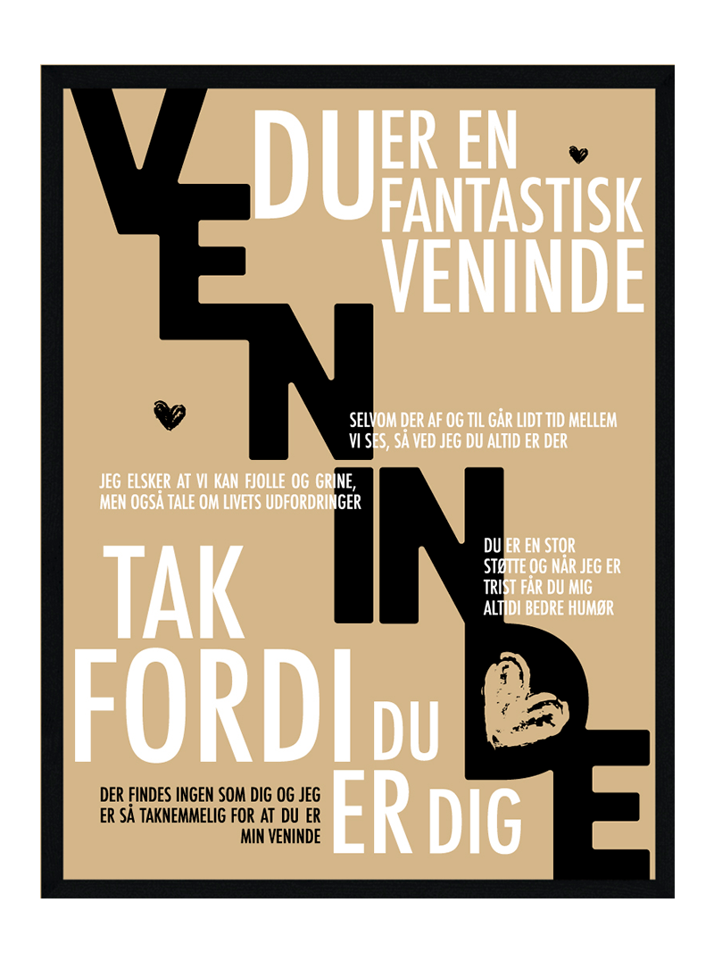 Veninde   Plakat   Personlig   Plakat