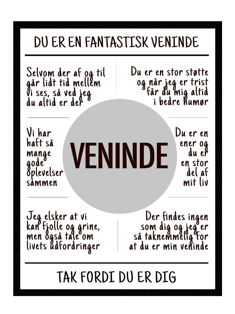 Veninde   Plakat