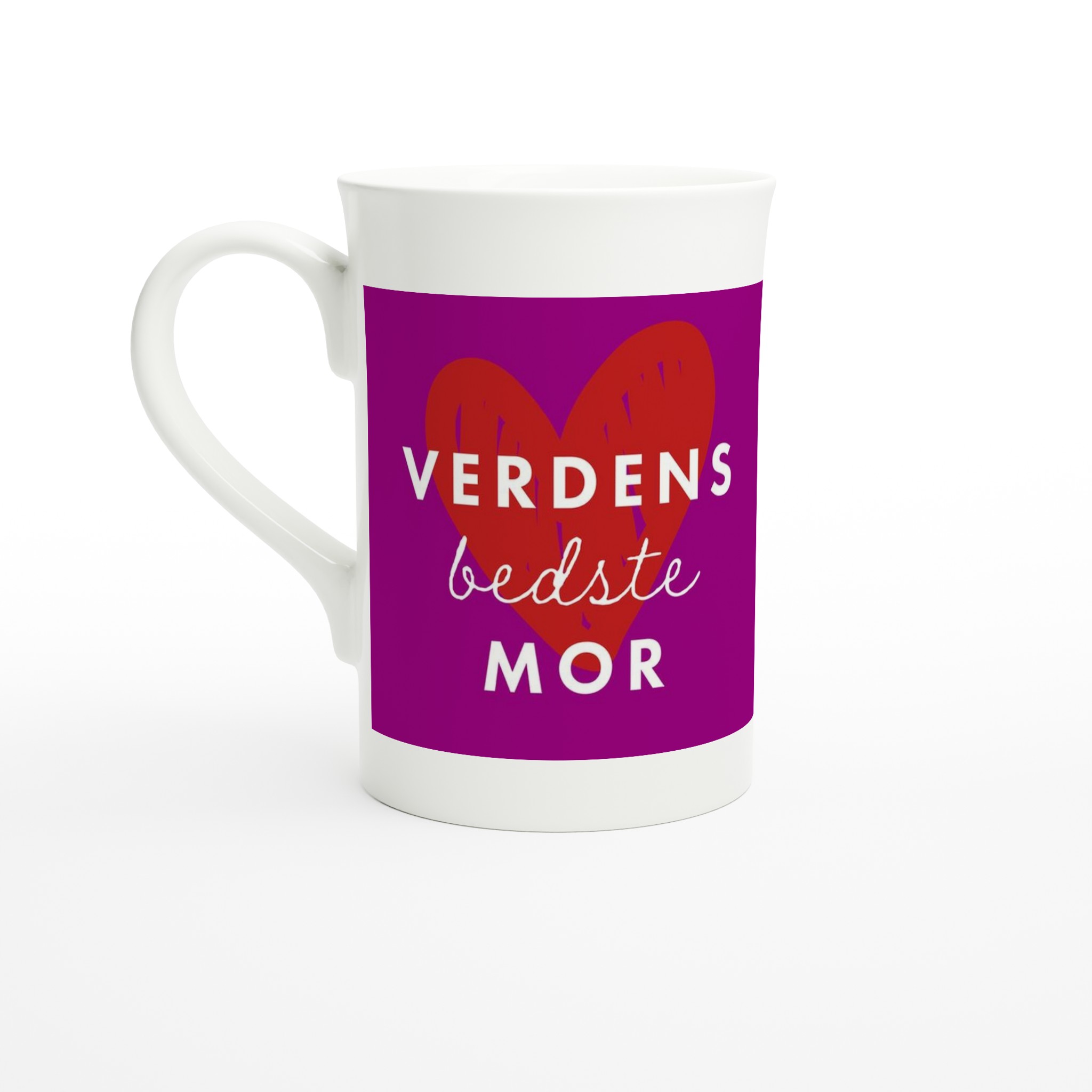 Verdens Bedste Mor Porcelænskrus 295 Ml