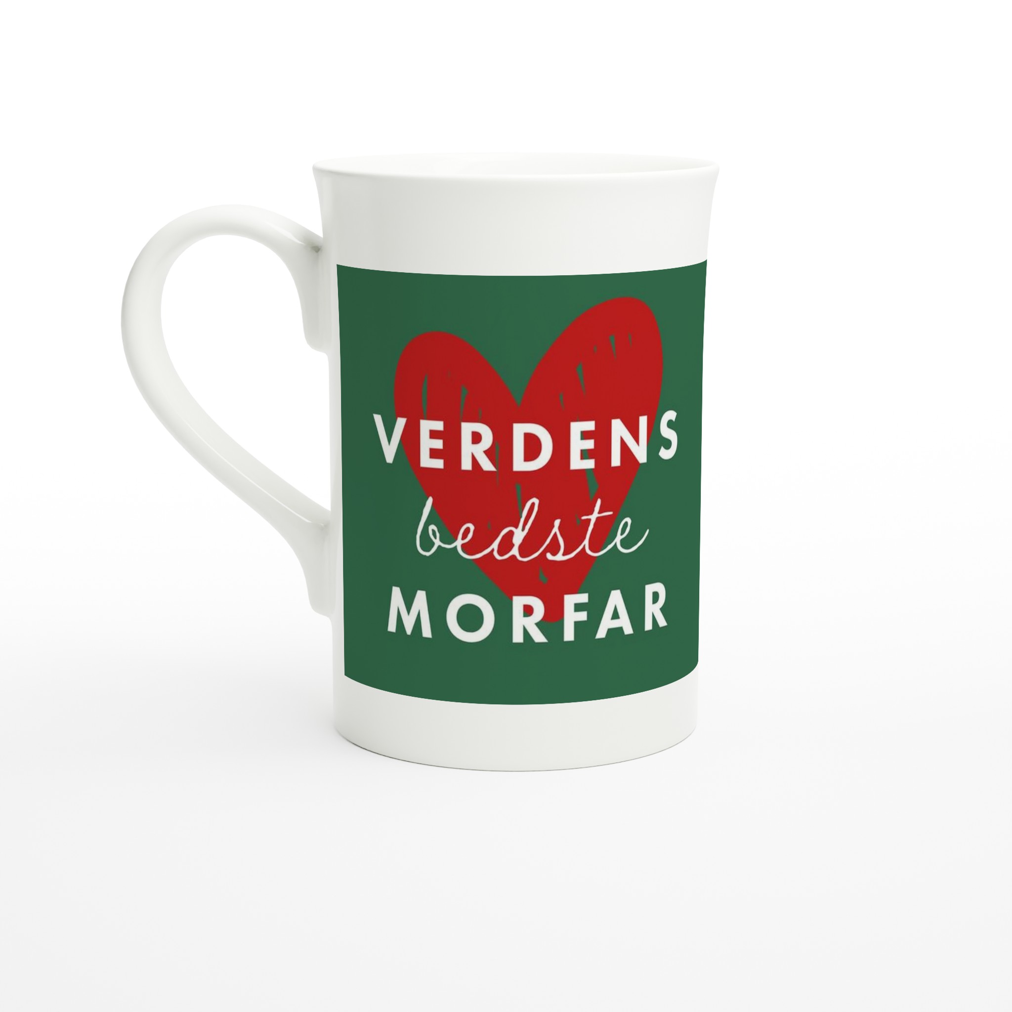 Verdens Bedste Morfar Porcelænskrus 295 Ml