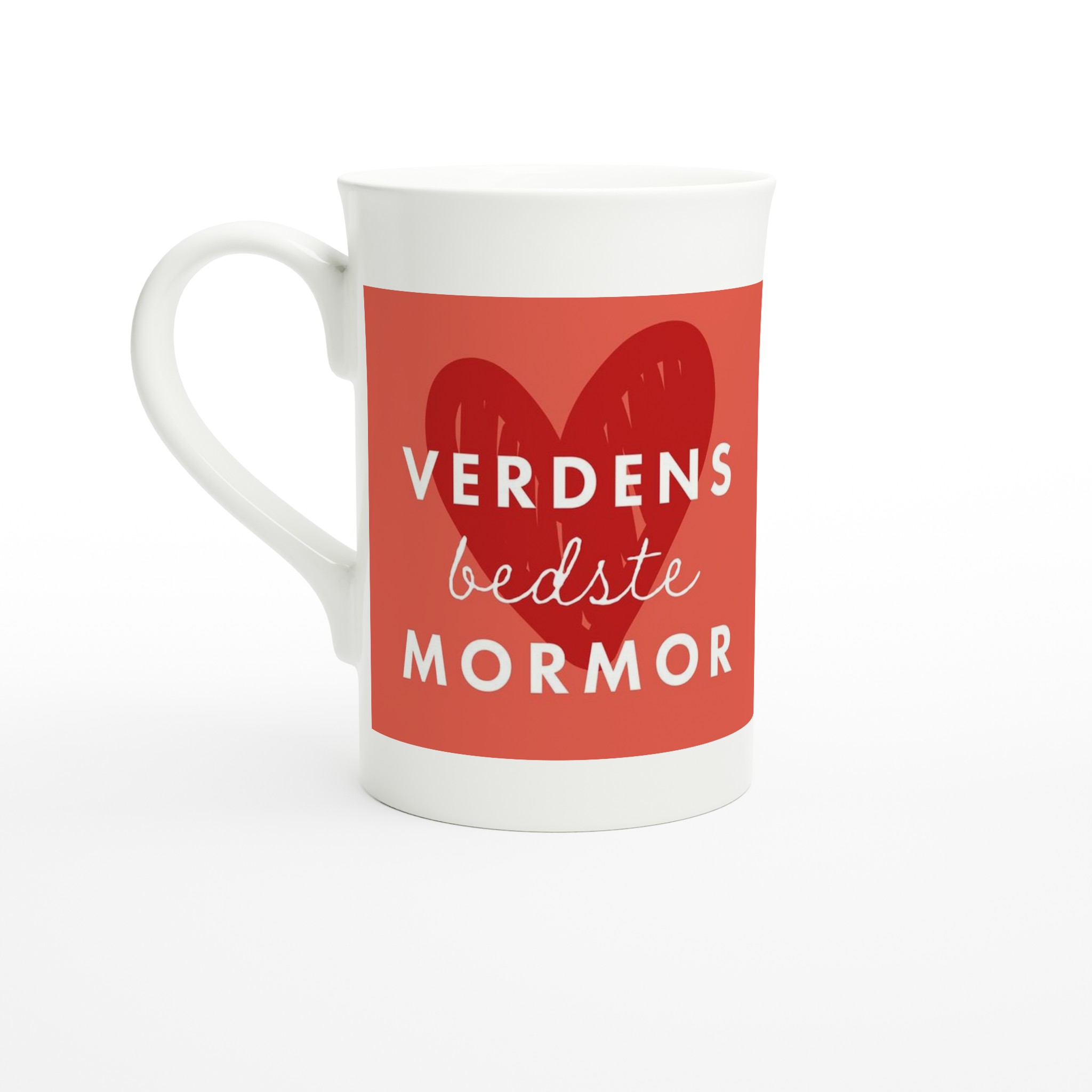 Verdens Bedste Mormor Porcelænskrus 295 Ml