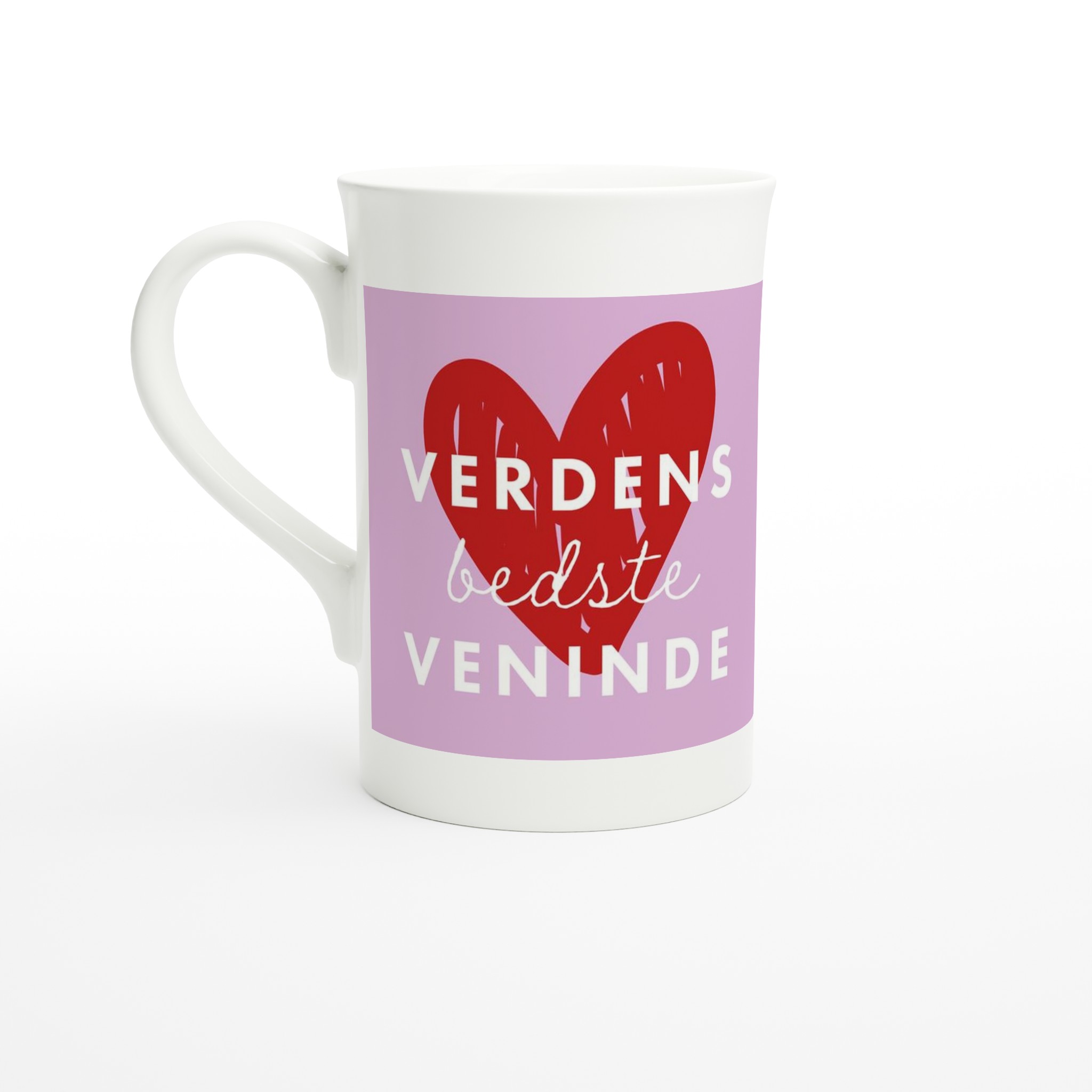 Verdens Bedste Veninde Porcelænskrus 295 Ml