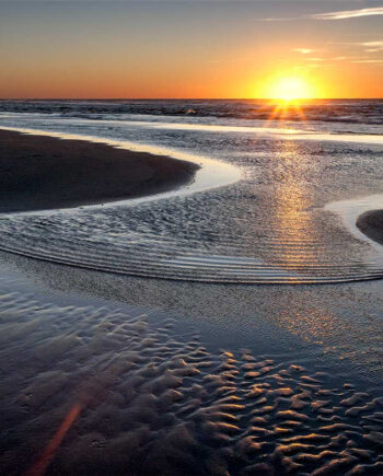 Vesterhavet   Solnedgang   Af   Jørgen   Bausager