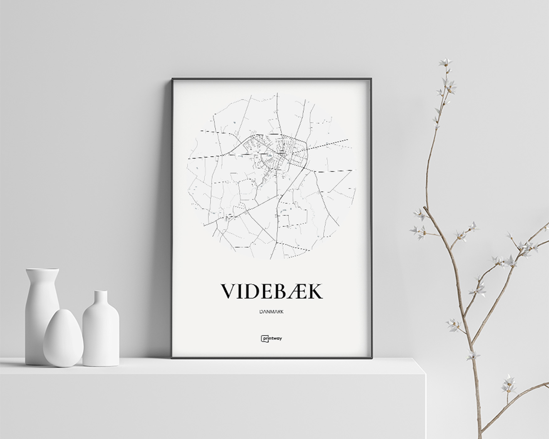 Videbæk Plakaten Hvid