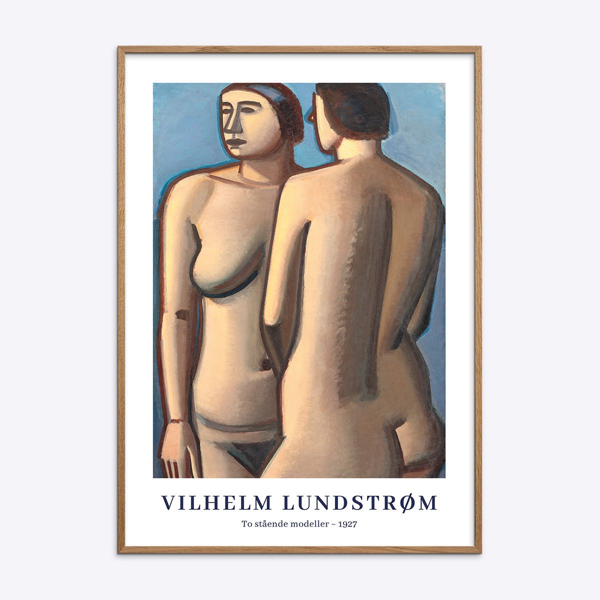 Vilhelm   Lundstrøm   To   Staende   Modeller