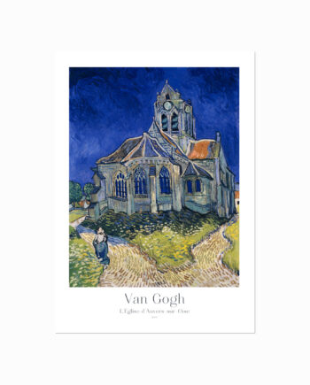 Vincent   Van   Gogh   Plakat    L   église   D   Auvers - Sur - Oise