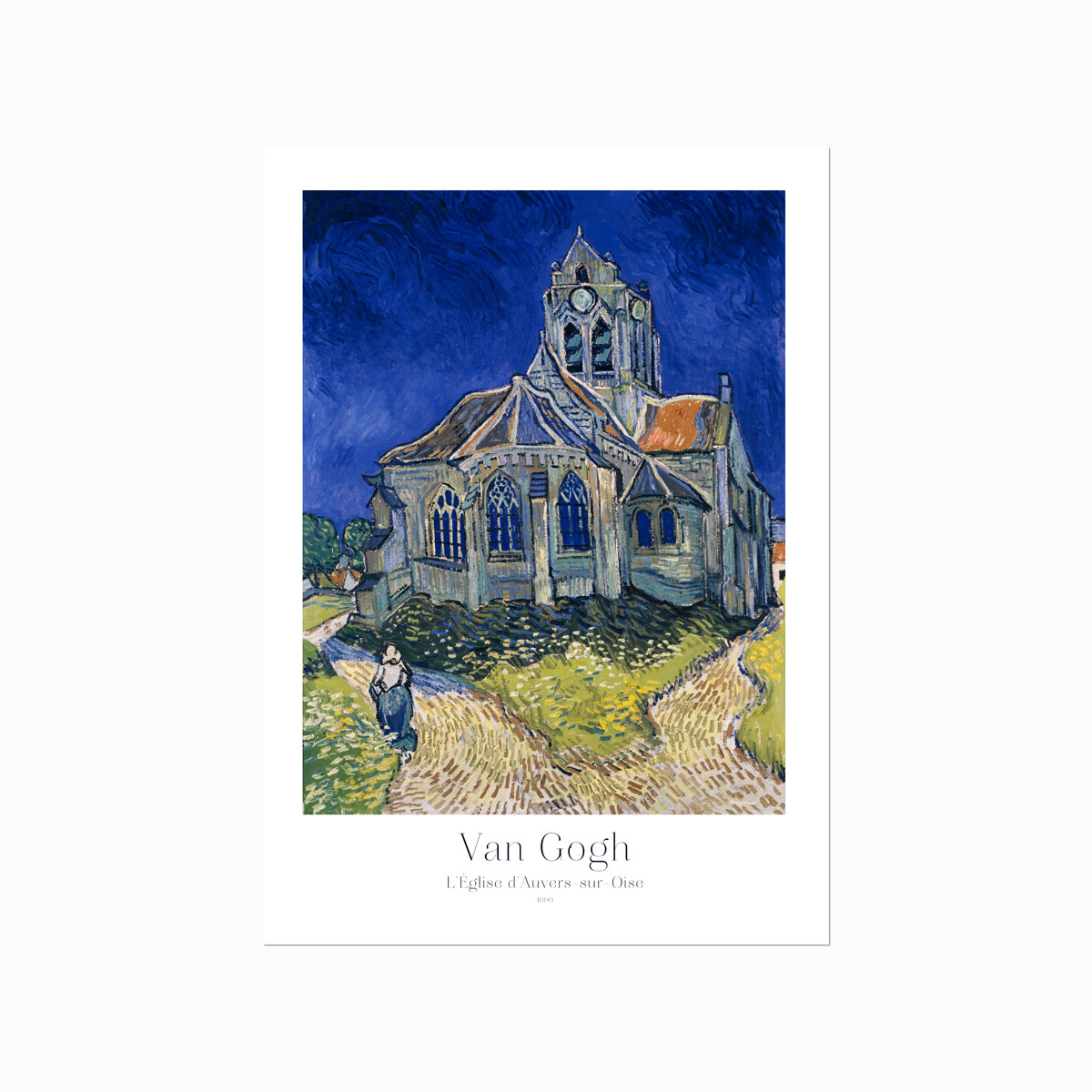 Vincent Van Gogh Plakat L église D Auvers - Sur - Oise