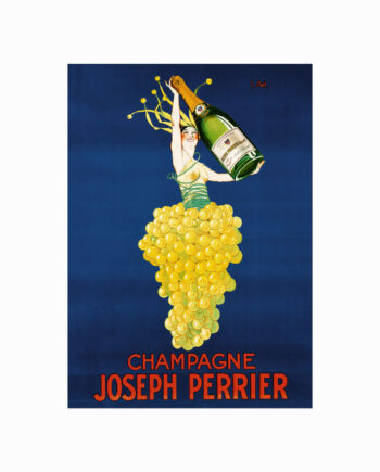 Vintage   Plakat    Champagne   Joseph   Perrier
