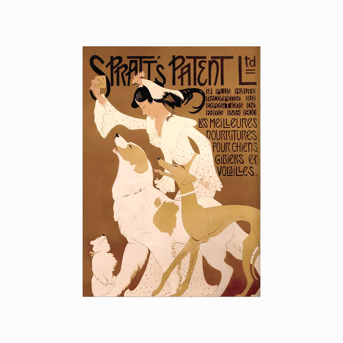 Vintage Plakat Spratt S Patent Ltd
