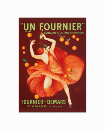 Vintage   Plakat    Un   Fournier