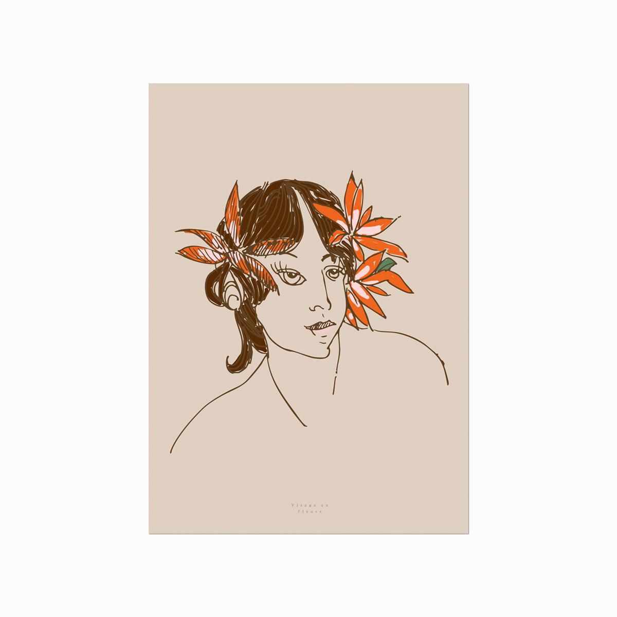 Visage   En   Fleurs