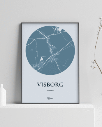 Visborg Plakaten Havblå