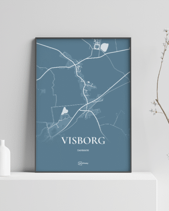 Visborg Plakaten Havblå