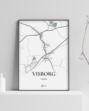 Visborg Plakaten Hvid
