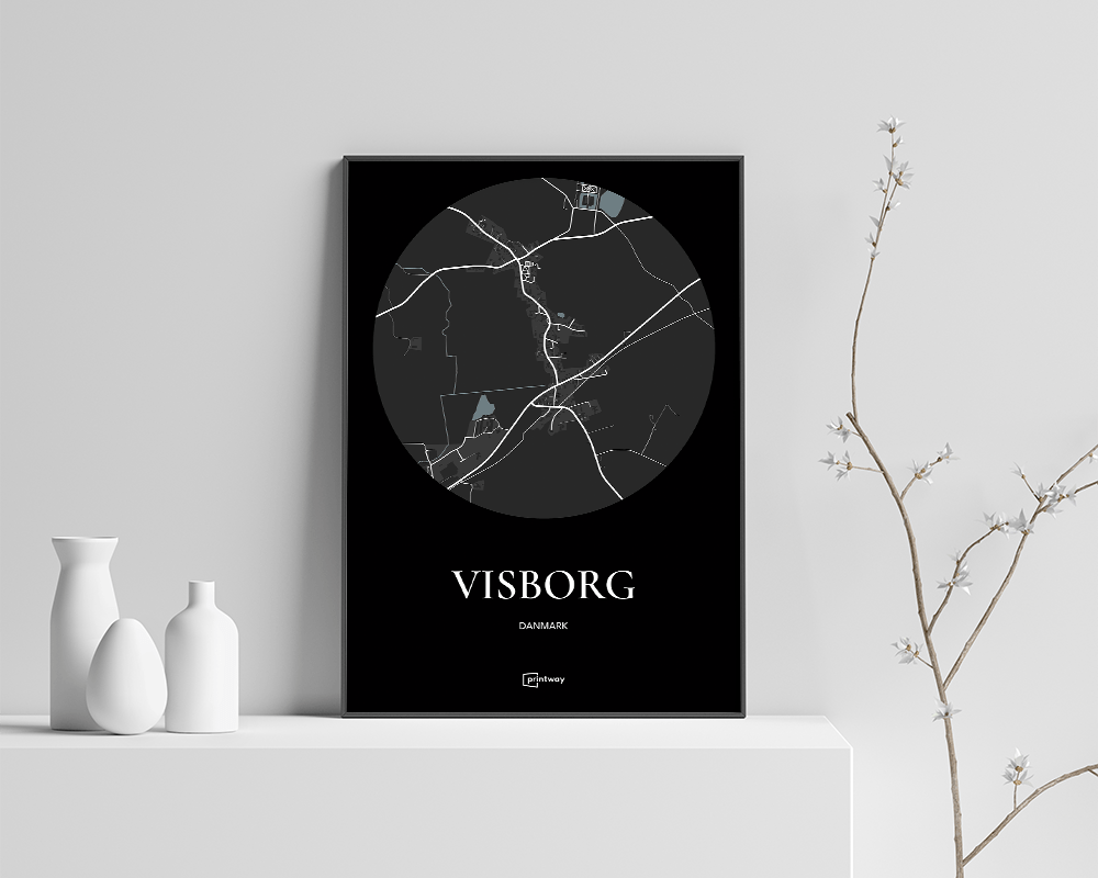 Visborg Plakaten Sort