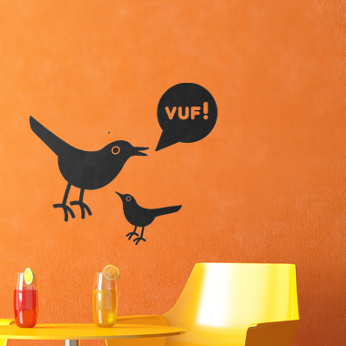 Vuf   Wallsticker   Af   Alan   Smithee    36x31   Cm